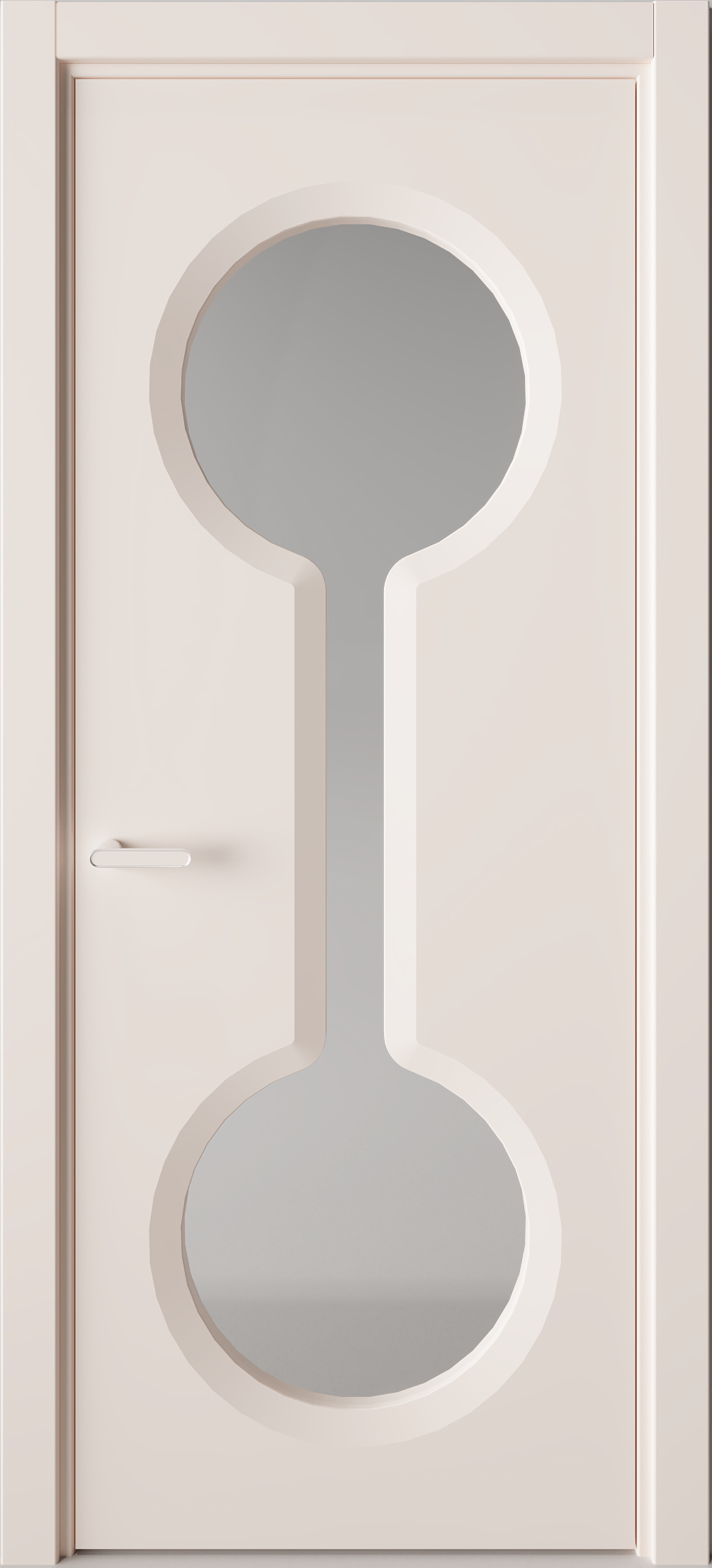 Межкомнатная дверь Солярис 327.174:КВ4 nude