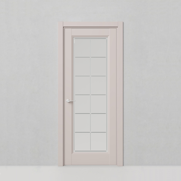 Дверь Classic, модель 51 Пепельно-розовый шелк - 74805