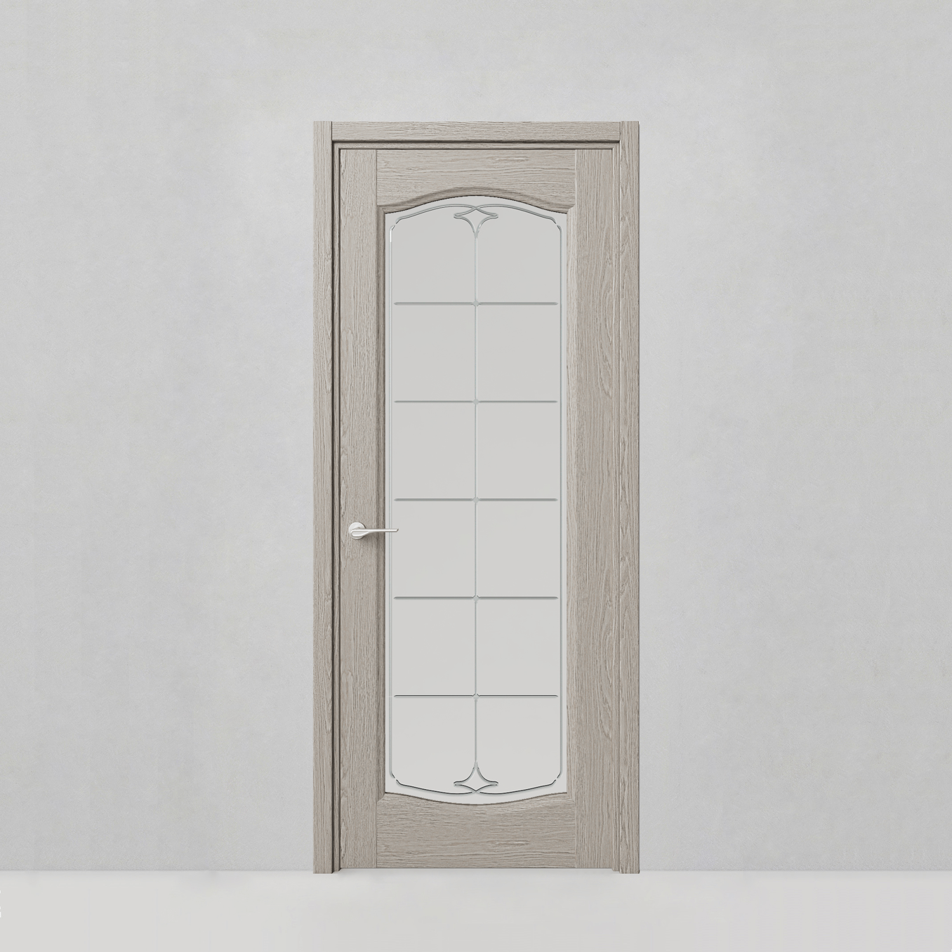 Дверь Classic, модель 55 Серый дуб - 77754