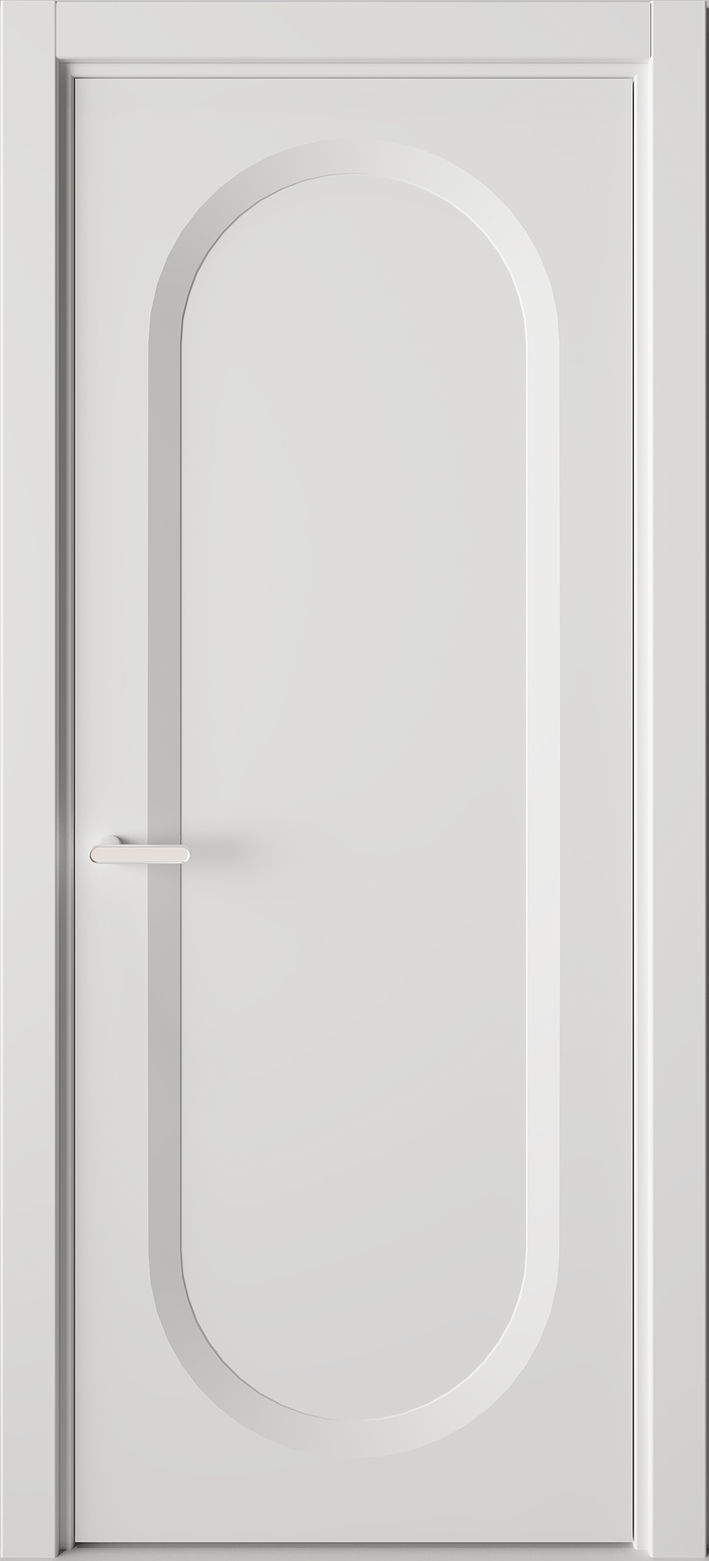Межкомнатная дверь Солярис 78.175:КВ0 белый матовый