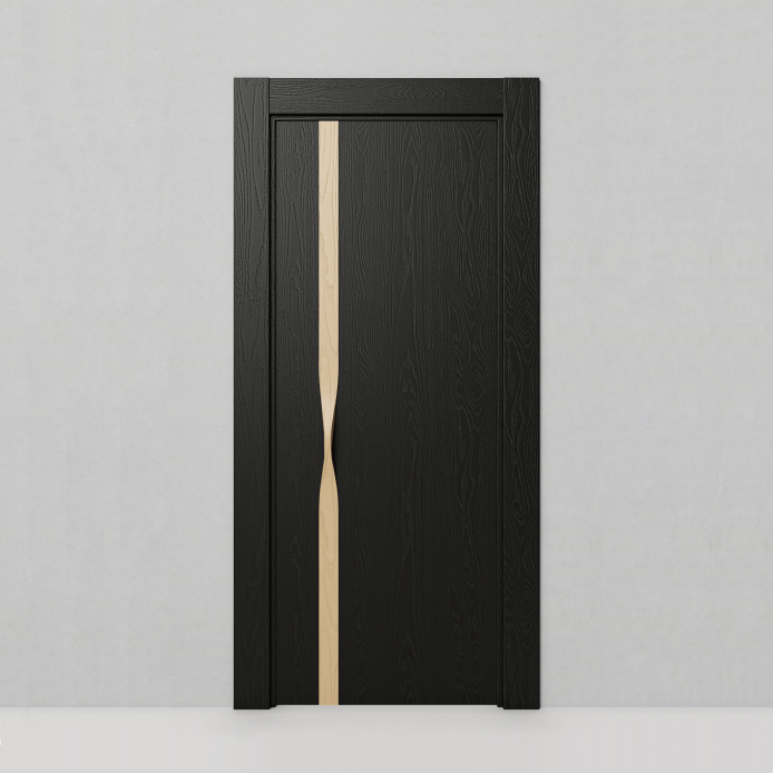 Дверь Manigliona, модель 91 Черный ясень - 186542