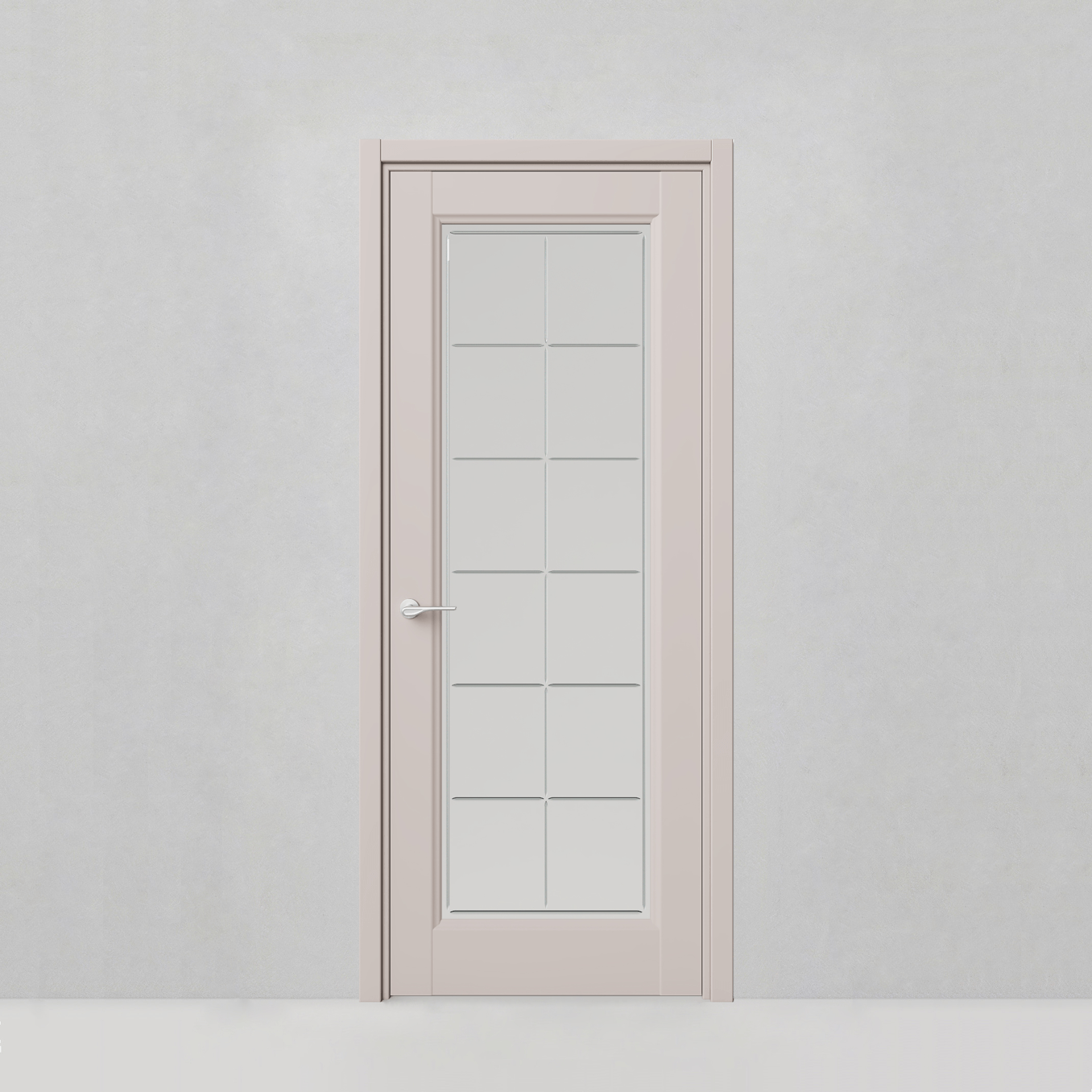 Дверь Classic, модель 51 Пепельно-розовый шелк - 75381