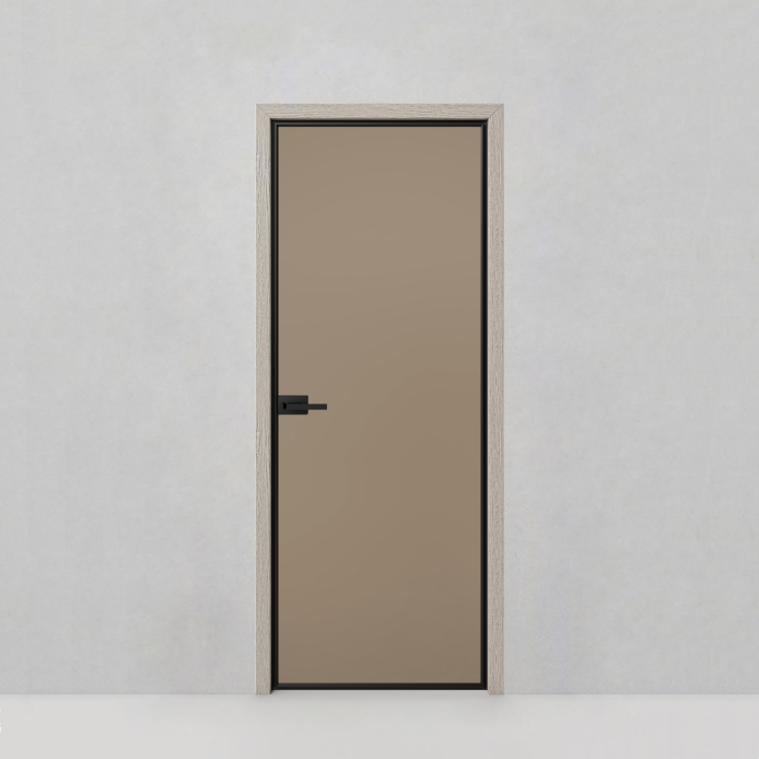 Стеклянная дверь 1000 lines, стекло бронза прозрачная - 51529