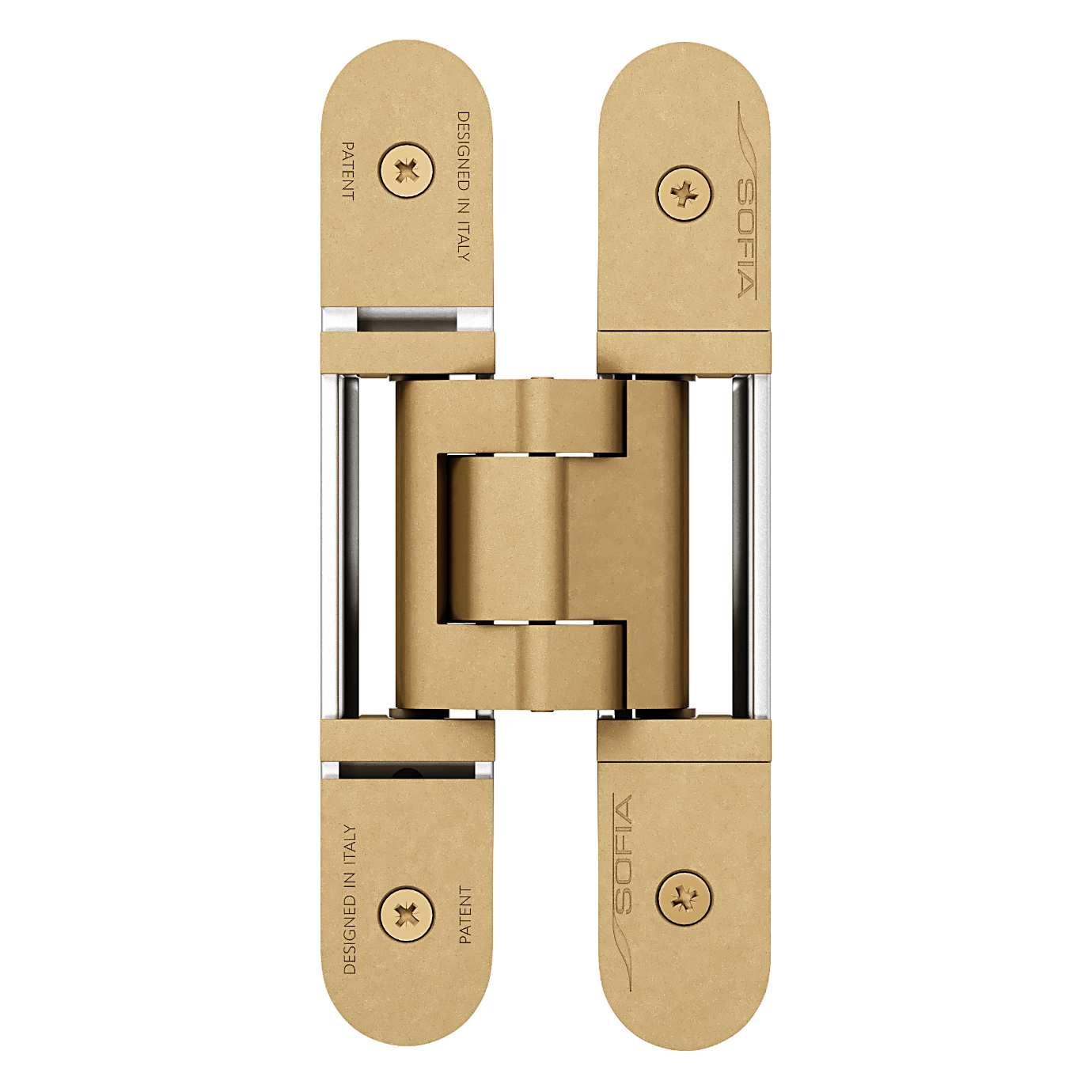 Скрытые петли Fenix, латунь матовая - 44245