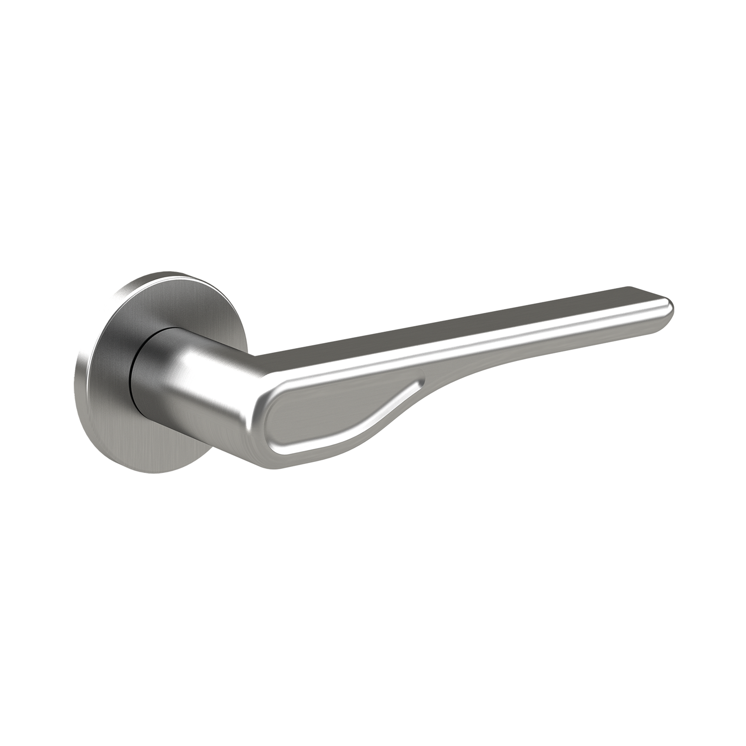 Межкомнатная ручка Wave, хром матовый - 44178