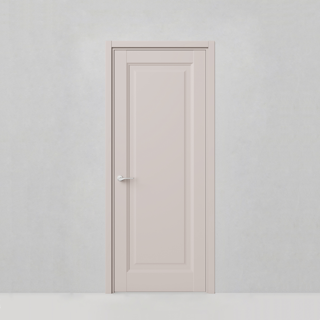 Дверь Classic, модель 61 Пепельно-розовый шелк - 78065