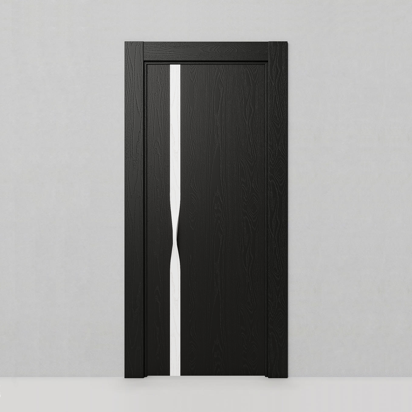 Дверь Manigliona, модель 91 Черный ясень - 186541