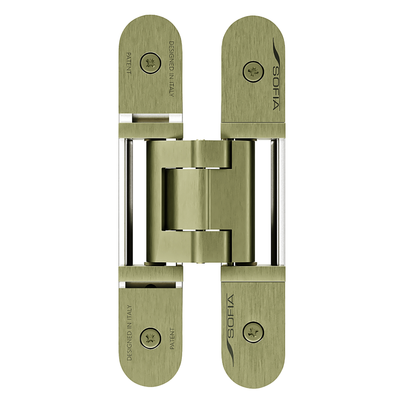Скрытые петли Fenix, бронза  брашированная - 44246