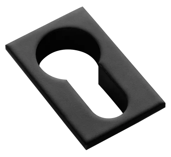 LUХ-KH-SM NERO, накладка на евроцилиндр, цвет - черный