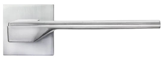 PIERRES, ручка дверная на квадратной накладке MH-49-S6 SC, цвет - матовый хром