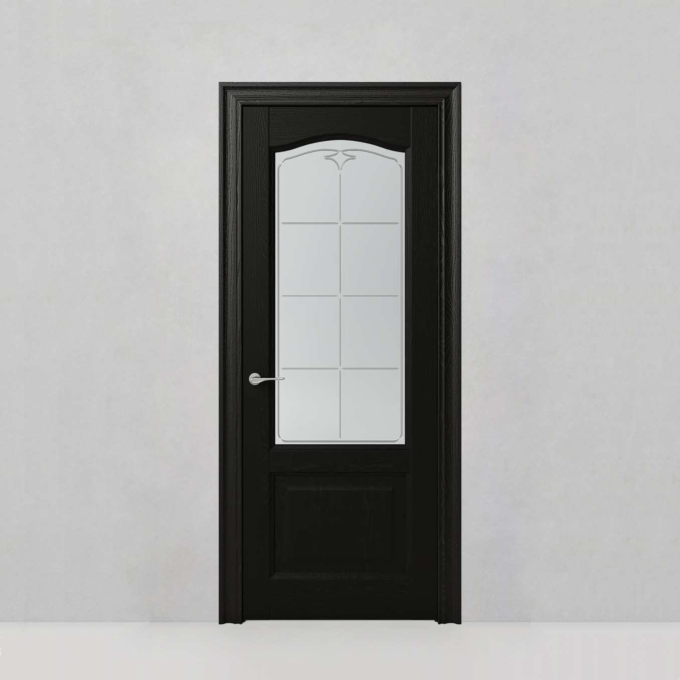 Дверь Classic, модель 153 Черный ясень - 76071