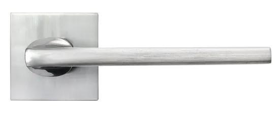 KAFFEE, ручка дверная на квадратной накладке MH-50-S6 SC, цвет - матовый хром