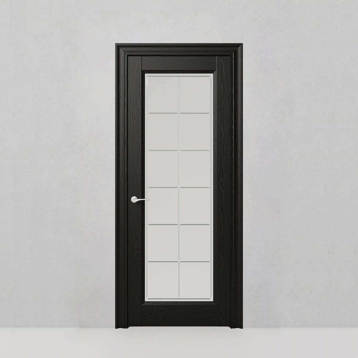 Дверь Classic, модель 51 Черный ясень - 75303