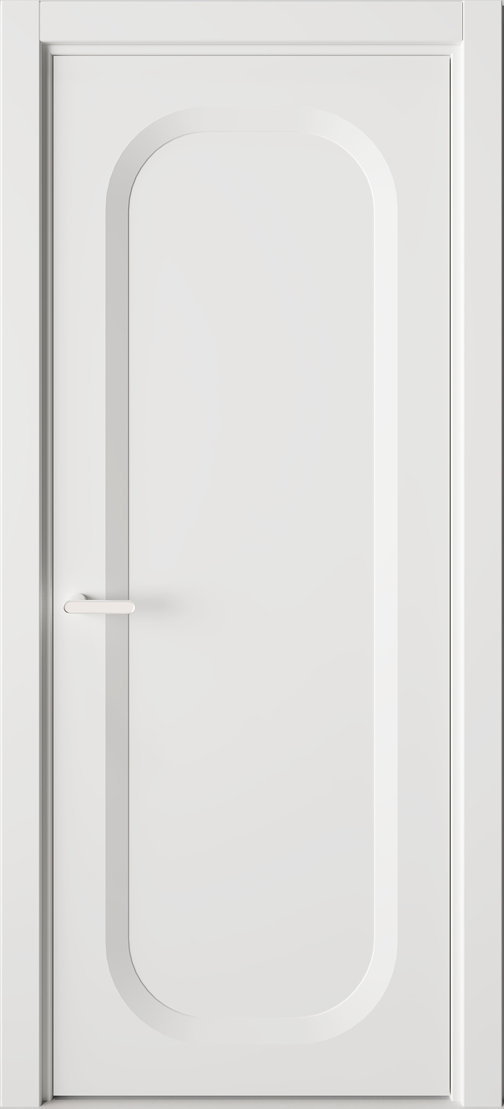 Межкомнатная дверь Солярис 78.175:КВ9 белый глянцевый