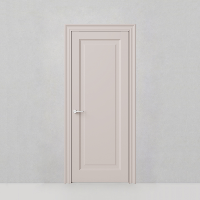 Дверь Classic, модель 61 Пепельно-розовый шелк - 78033