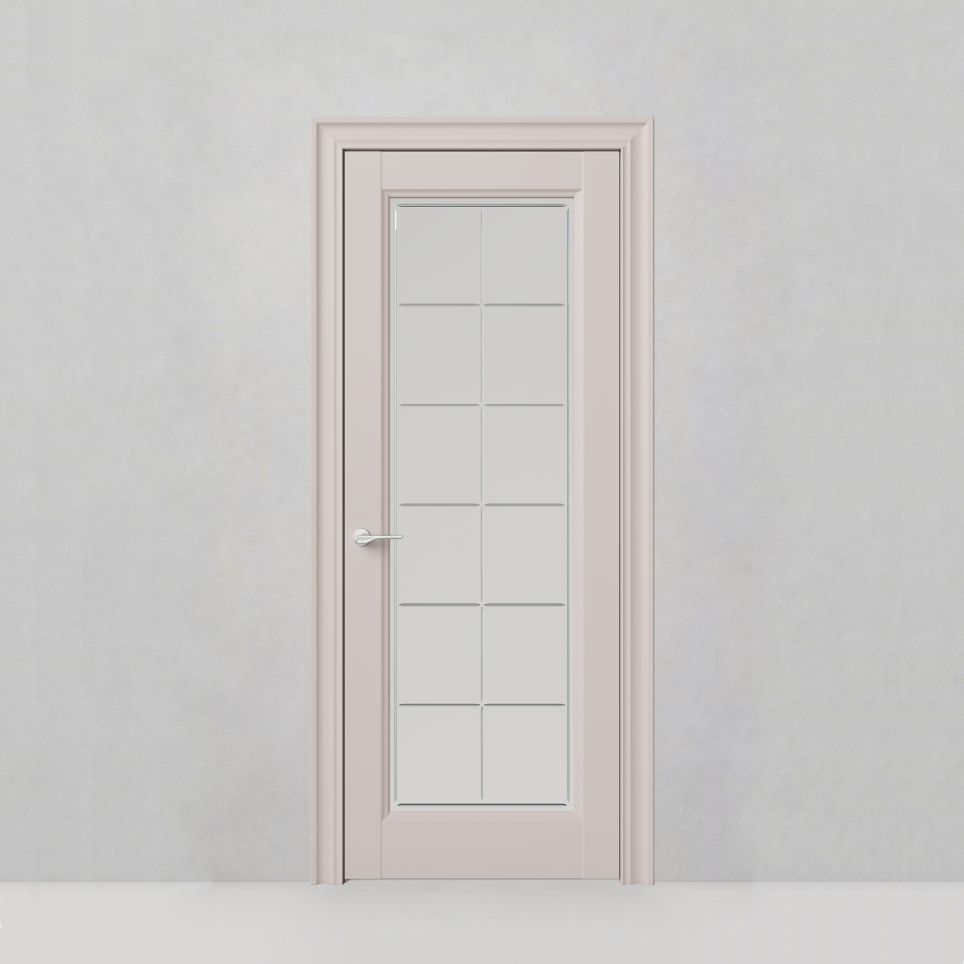 Дверь Classic, модель 51 Пепельно-розовый шелк - 75285