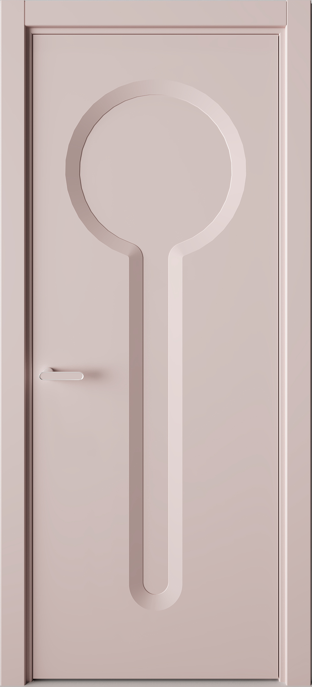 Межкомнатная дверь Солярис 326.175:КВ5 rose
