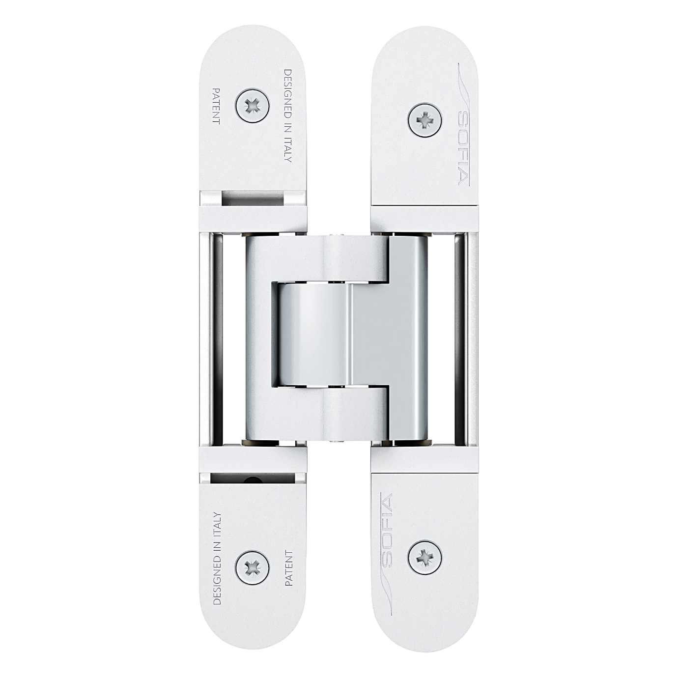 Скрытые петли Fenix, матовый алюминий - 44243